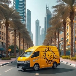 Cargo/Delivery Van for Rent in Muraqqabat 